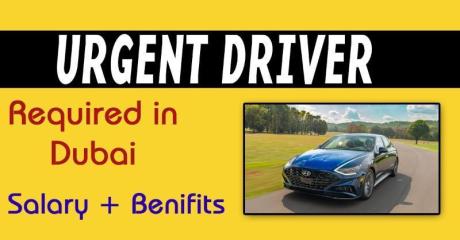 Urgent Driver ( Day Shift & Night Shift ) Required in Dubai