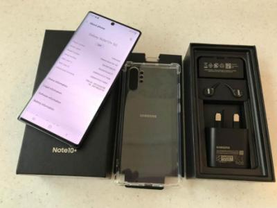 Samsung Note 10 Plus,12GB RAM,256GB 2 Sim,Blue,TRA(UAE version) with Box