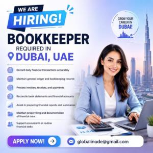 Bookkeeper Required in Dubai