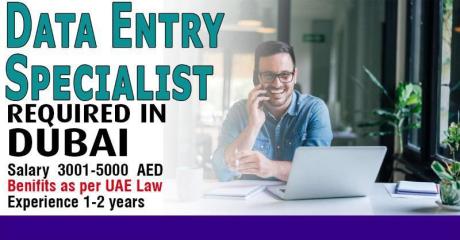 Data Entry Specialist Required in Dubai