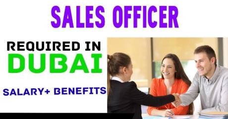 Sales Officer Required in Dubai