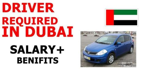 DRIVER REQUIRED IN DUBAI