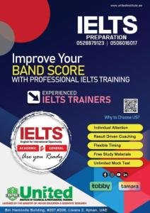 IELTS @1000 Grab this offer only at the United Institute.