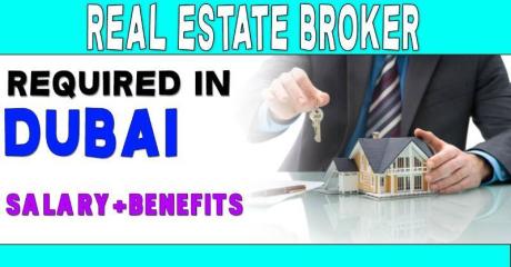 Real Estate Broker Required in Dubai