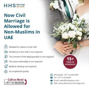 Civil Marriage for Non muslims in Abu dhabi