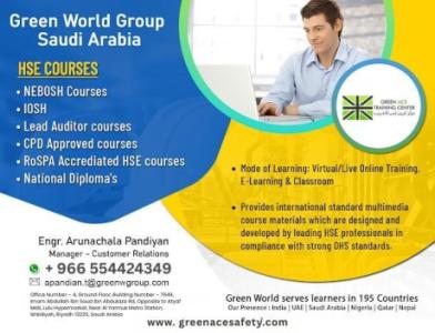 Learn from Experts: NEBOSH HSW Course at KSA