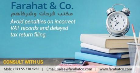 Avoid penalties on Delayed Vat return. Contact us now