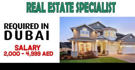Real Estate Specialist Required in Dubai