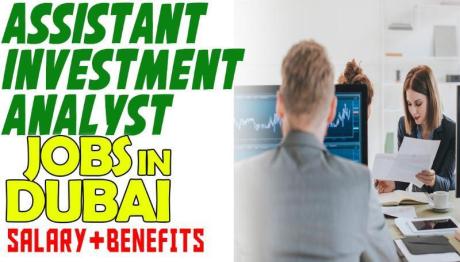 Assistant Investment Analyst Required in Dubai