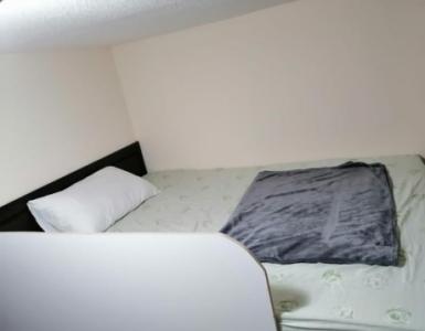 Loft Type Closed Partition with Big Wardrobe and Sharing Bathroom