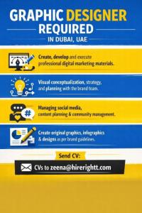 Graphic Designer Required in Dubai