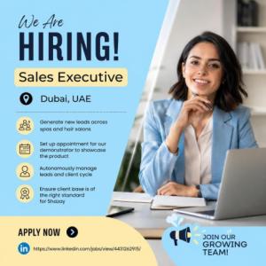 Sales Executive Required in Dubai