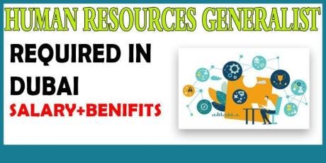 Human Resources Generalist Required in Dubai