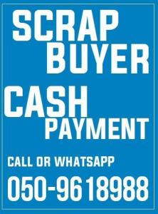 Scrap Buying in DIP - DIC - JAFZA - Al Quoz - Ras Al Khor Dubai