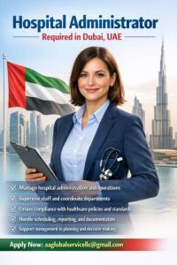Hospital Administrator Required in Dubai