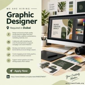 Graphic Designer Required in Dubai