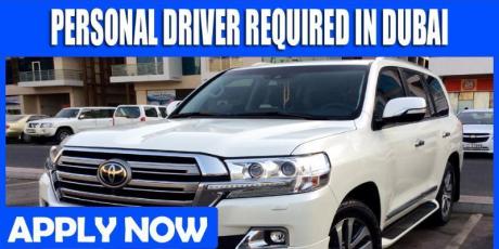 PERSONAL DRIVER REQUIRED IN DUBAI