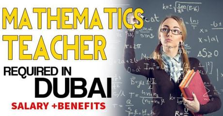 Mathematics Teacher Required in Dubai