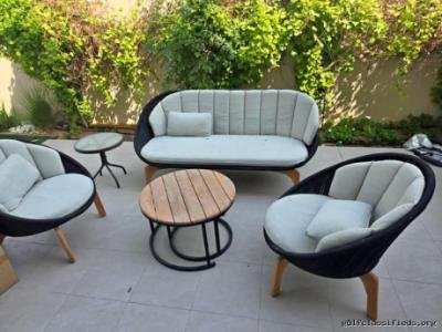 Outdoor chairs and table