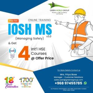 Enroll in IOSH Certified Safety Training in Oman