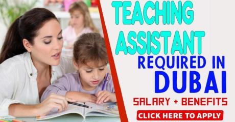 Teaching Assistant Required in Dubai