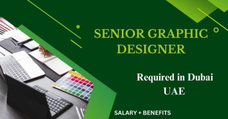 Senior Graphic Designer Required in Dubai