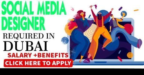 Social Media Designer Required in Dubai