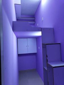 Loft bed and partition
