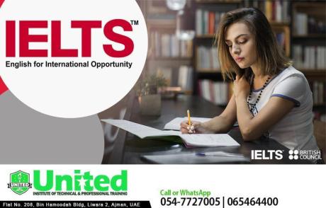 IELTS @1000 Grab this offer with United Institute Call us 0547899234.