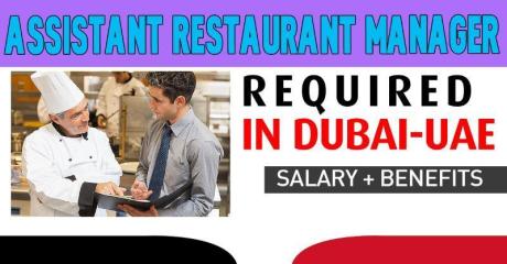 Assistant Restaurant Manager Required in Dubai