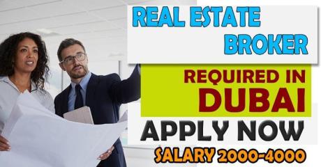 Real Estate Broker Required in Dubai