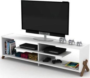 HomeCanvas RF Canvas Kipp TV Stand Made In Turkey Modern Living Room TV Unit (White