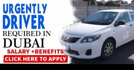 URGENTLY DRIVER REQUIRED IN DUBAI