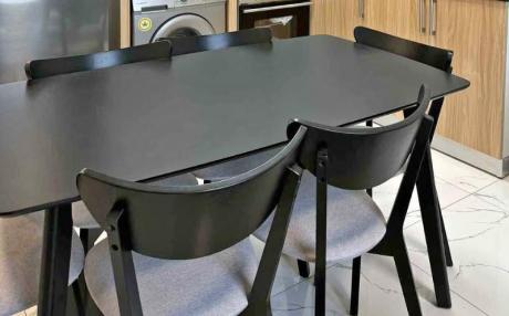 6 seater dining set. Table and chairs