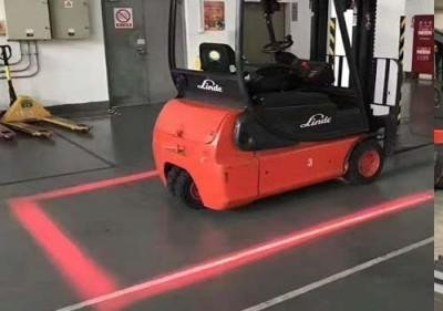 Forklift Red Light for Safer Warehouse Operations