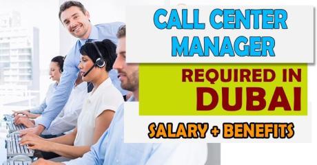 Call Center Manager Required in Dubai