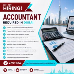 Accountant Required in Dubai