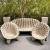 Luxury GRC Giant Clam Shell Garden Furniture Set