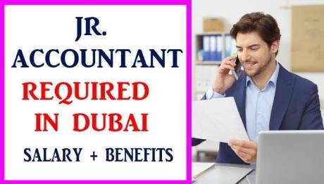 Jr. Accountant Required in Dubai