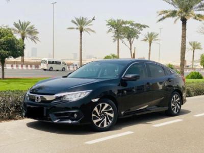 Honda Civic 2017 GCC Specs Mileage 75000km -1.6L Engine , 4 Cylinder Aux in , USB, Multimedia Blue