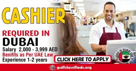 CASHIER REQUIRED IN DUBAI