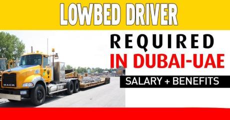 Lowbed Driver Required in Dubai