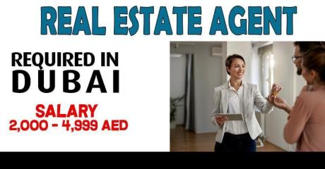 Real Estate Agent Required in Dubai