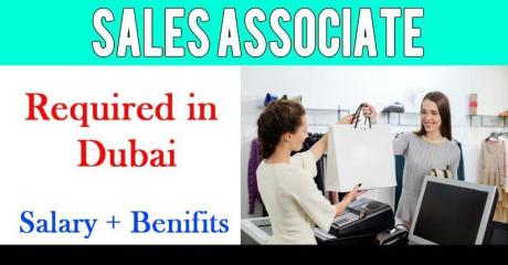 Sales Associate Required in Dubai