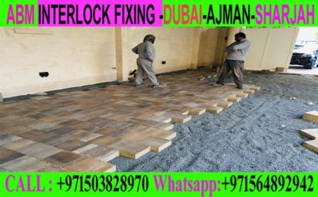 Paving Interlock Fixing Applicator Ajman Sharjah Dubai