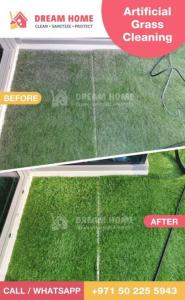 Astro turf Artificial grass Cleaning Dubai
