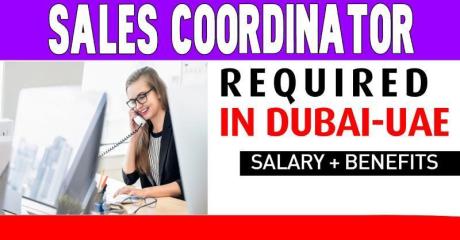 Sales Coordinator Required in Dubai