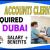 Accounts Clerk Required in Dubai