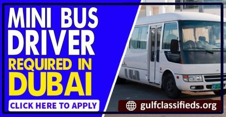 MINI BUS DRIVER REQUIRED IN DUBAI