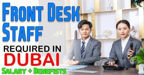 Front Desk Staff Required in Dubai